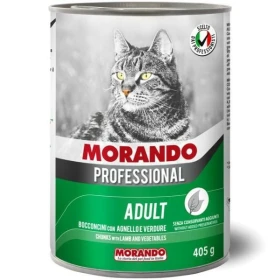 Morando Miglior Gatto Bocconi Agnello e Verdure 24 x 405 g