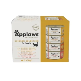 Applaws Selezione Pollo in Brodo per Gatti 12 x 70 g