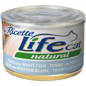 Lifepet Lifecat Ricette Tonno e Pesce Bianco 150 g