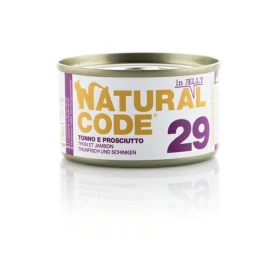 Naturalcode 29 Umido per Gatti Tonno e Prosciutto 85 g