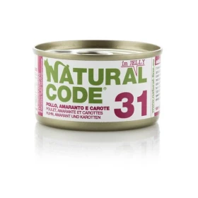Naturalcode 31 Cat Pollo, Amaranto e Carote in Jelly 85 g