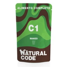 Naturalcode C1 Manzo - Buste per Gatti 12 x 70 g