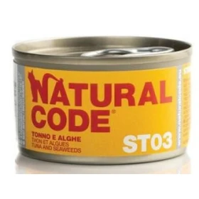 Natural Code Steril Tonno e Alghe 85 g per Gatti