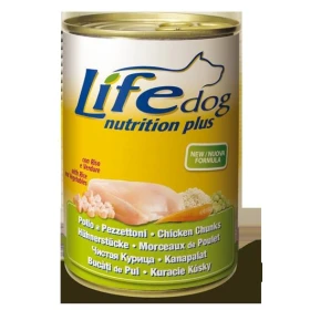 Lifepet Lifedog Pollo a Pezzettoni 400 g - Umido per Cani