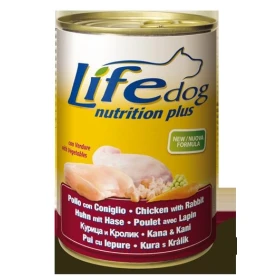 Lifepet Lifedog Pollo e Coniglio 400 g