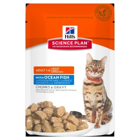 Hill's Gatto Buste Mantenimento Pesce Oceano 12 x 85 g