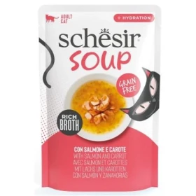 Agras Schesir Cat Soup Salmone/Carote 12 x 40 g
