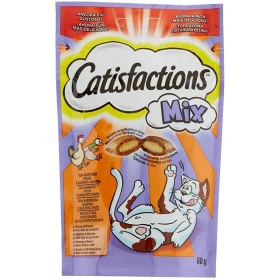 Catisfaction Snack Gatto Pollo e Anatra 6 x 60 g