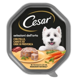 Cesar Selezione dell'Orto Pollo, Carote ed Erbe 14 x 150 g
