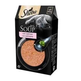 Sheba Soup al Salmone 4 x 40 g
