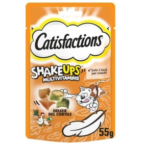 Catisfaction Shakeups Delizie del Cortile Snack per Gatti 6 x 55 g