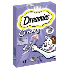 Catisfaction Creamy Anatra 4 x 10 g - Snack per gatti