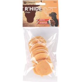 Flamingo R'Hide Chips con Pollo per Cani - 8 pezzi