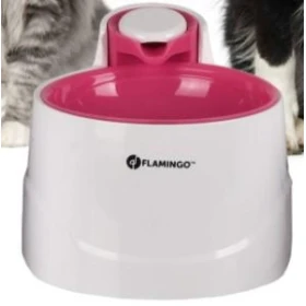 Flamingo Fontanella Bellagio bianco/rosa per gatti
