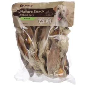 Flamingo Nature Snack Orecchio di Coniglio con Pelo 200 g