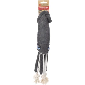 Flamingo Giocattolo per Cani Flipper Seppia L Grigio 9x7,5x45 cm