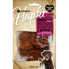 Flamingo Hapki BBQ Burger con Anatra per Cani 85 g