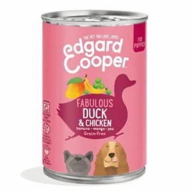 Edgardcooper Puppy Anatra e Pollo 400 g - Cibo umido per cani