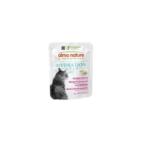 Almo Nature Cat Hydratation Help Brodo di Salmone con Filetto 24 x 50 g