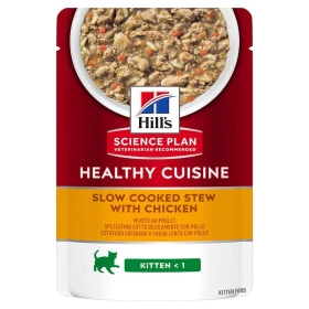 Hill's Kitten Healthy Cuisine Spezzatino Pollo 12 x 80 g