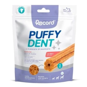 Record Puffydent 5 snack morbido per cani L 120 g