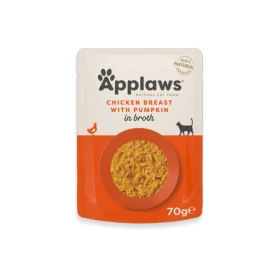 Applaws Buste Pollo, Zucca e Riso per Gatto 12 x 70 g