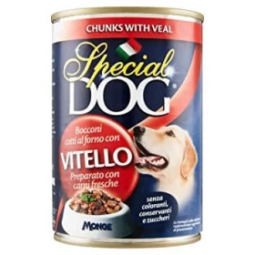 Special Dog Bocconi con Vitello per Cani, 24 x 400 g