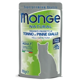 Monge Cat Buste Tonno Pinne Gialle 24 x 80 g
