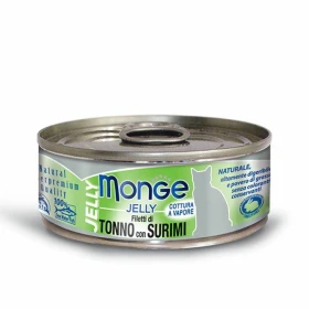 Monge Cat Filetto di Tonno e Surimi in Jelly 80 g