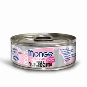 Monge Cat Pollo e Prosciutto Delicato 80 g