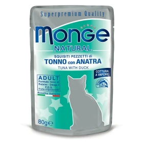 Monge Cat Umido Tonno/Anatra Buste 24 x 80 g