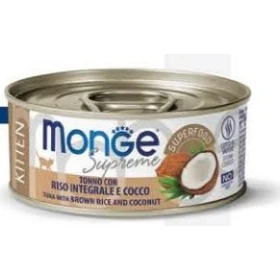 Monge Cat Supreme Tonno, Riso e Cocco 80 g