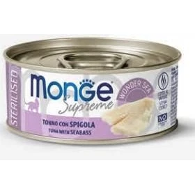 Monge Cat Supreme Steril Tonno e Spigola 80 g