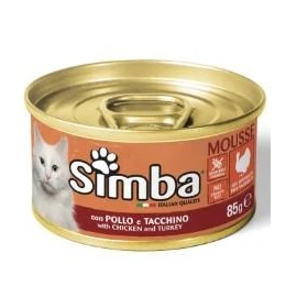 Simba Cat Pollo e Tacchino 85 g - Umido per Gatti