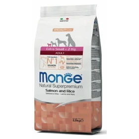 Monge Dog XS Salmone 2,5 kg - Mangime secco per cani di taglia XS