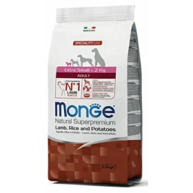 Monge Dog XS Agnello - Mangime secco per cani