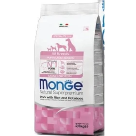 Monge Dog Puppy/Junior Maiale, Riso e Patate