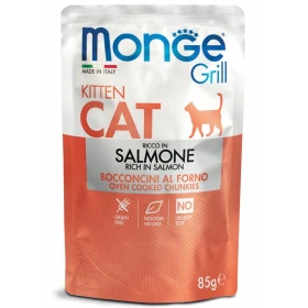 Monge Cat Grill Kitten Salmone - 28 buste x 85 g