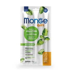 Monge Gift Cat Soft Stick Sterilized Anatra/Melissa 15 g