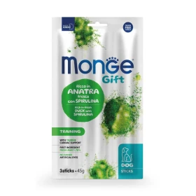 Monge Gift Sticks Training per Cani Anatra/Spirulina 45 g