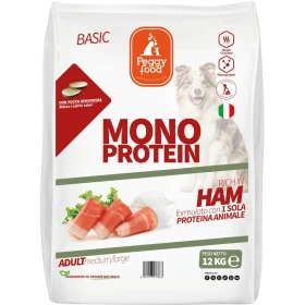 Peggyfood Super Premium Medium Prosciutto 12 kg - crocchette per cani