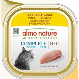 Almo Nature Cat Complete Sterilized Pollo Free Range 17 x 85 g