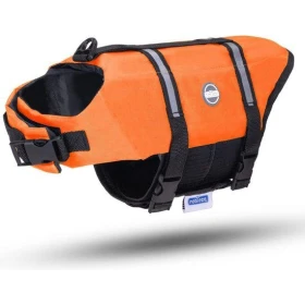 Nobleza Giubbotto Salvagente per Cani L 35 cm - Arancione