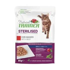 Trainer Natural Buste Sterilized Manzo 12 x 85 g