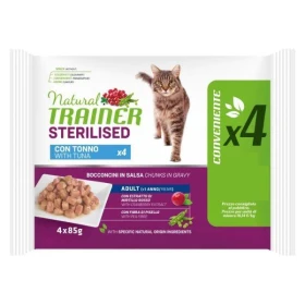 Trainer Natural Buste Sterilized Tonno 4 x 85g