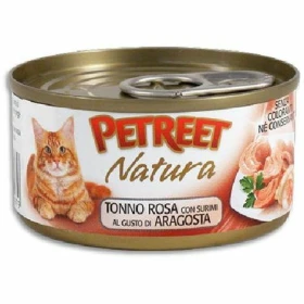 Petreet Tonno Rosa/Pesce Bianco 70g - Mangime Umido per Gatti