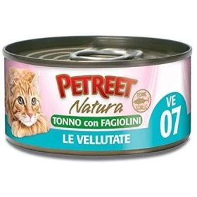 PETREET Vellutata Tonno/Fagiolini 70g - Alimento Umido per Gatti