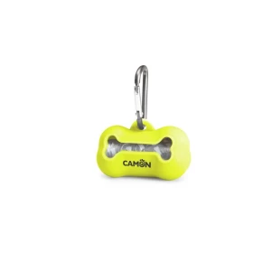 Dispenser Silicone Camon con 20 Sacchetti Giallo