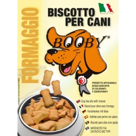 Booby Scatola Formaggio Gr 400 - Snack Naturale per Cani