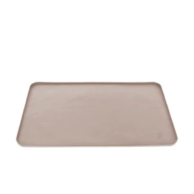 FerriBieLLA Tappetino Ciotole 42x30x1 Tortora